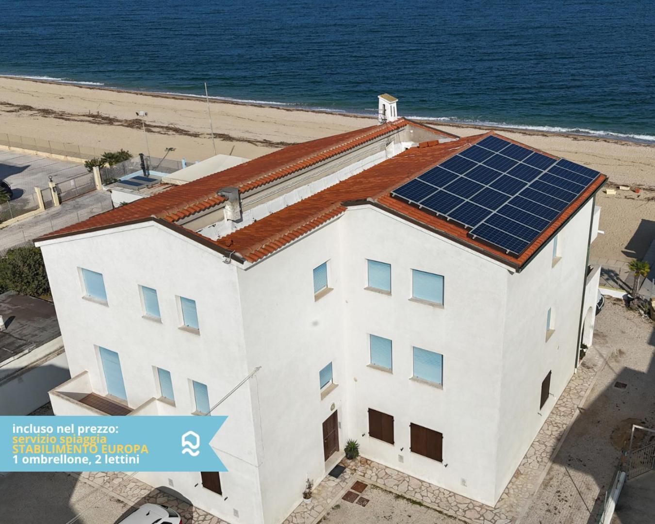 Rs321 - Marcelli, Trilocale Fronte Mare Con Spiaggia Inclusa Exterior photo